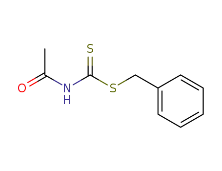 Carbamodithioic acid, acetyl-, phenylmethyl ester