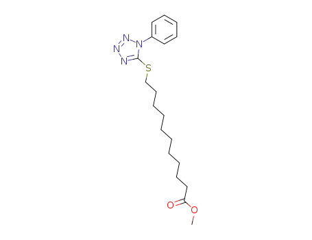 11-(1-phenyl-1H-tetrazole-5-sulfanyl)undecanoic acid methyl ester
