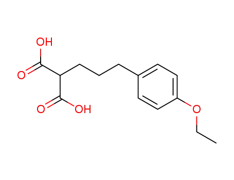 Molecular Structure of 854827-68-2 ([3-(4-ethoxy-phenyl)-propyl]-malonic acid)