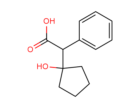 Benzeneacetic acid, a-(1-hydroxycyclopentyl)-