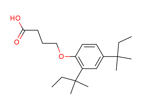 4-[2,4-bis(2-methylbutan-2-yl)phenoxy]butanoic acid