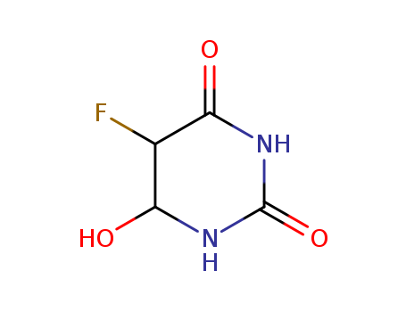 2,4(1H,3H)-Pyrimidinedione,5-fluorodihydro-6-hydroxy- cas  37103-91-6