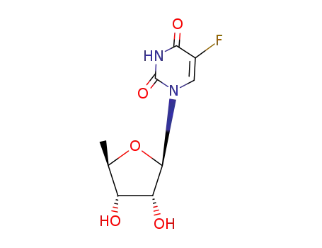 1-[(2S,3S,4R,5S)-3,4-Dihydroxy-5-methyltetrahydrofuran-2-YL]-5-fluoropyrimidine-2,4(1H,3H)-dione