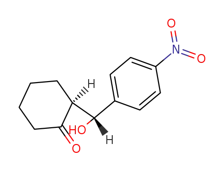 Molecular Structure of 71444-30-9 (2-[hydroxy(4-nitrophenyl)methyl]cyclohexanone)