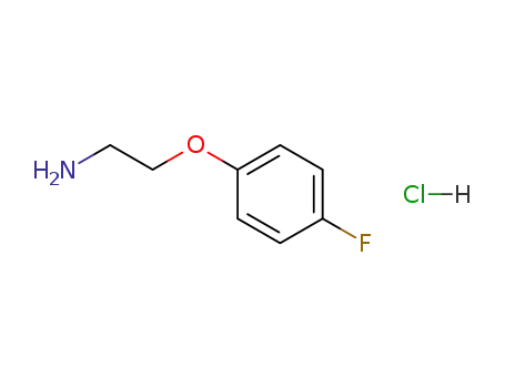Molecular Structure of 263409-81-0 (2-(4-Fluorophenoxy)-1-ethanamine(HCl))
