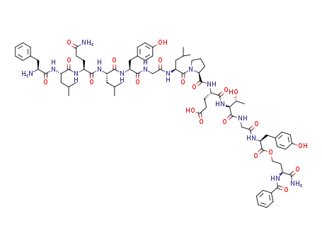 Molecular Structure of 1594922-38-9 (FLQLYGLPETGY-isoacyl-Hse(Bz)-NH<sub>2</sub>)
