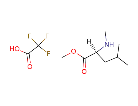 Molecular Structure of 111934-20-4 (dimethylleucine trifluoroacetate)
