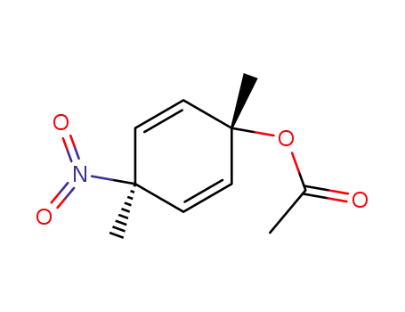 2,5-Cyclohexadien-1-ol, 1,4-dimethyl-4-nitro-, acetate (ester), trans-