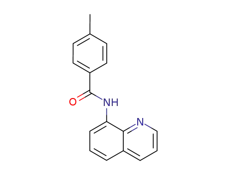 Molecular Structure of 33757-49-2 (4-methyl-N-(quinolin-8-yl)benzamide)