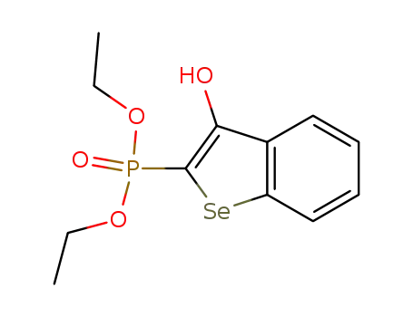 Molecular Structure of 1202447-80-0 (diethyl 3-hydroxybenzo[b]selenophen-2-ylphosphonate)