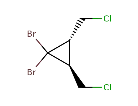 1,1-dibromo-2,3-trans-bis(chloromethyl)cyclopropane
