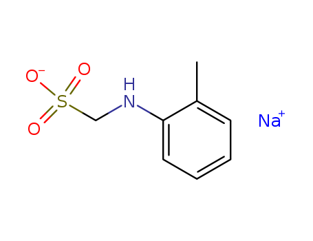 Methanesulfonic acid,1-[(2-methylphenyl)amino]-, sodium salt (1:1)