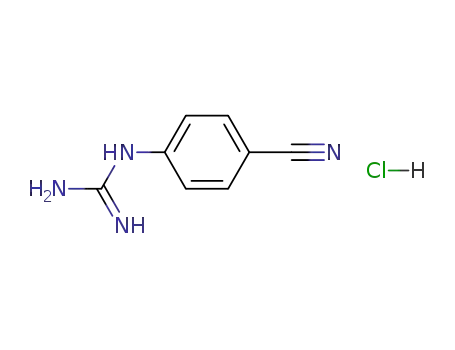 Molecular Structure of 373690-68-7 (N-(4-Cyanophenyl)guanidine hydrochloride)