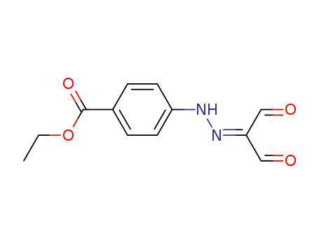 Molecular Structure of 81494-73-7 (Mesoxaldialdehyd-2-(4-ethoxycarbonyl)phenylhydrazon)