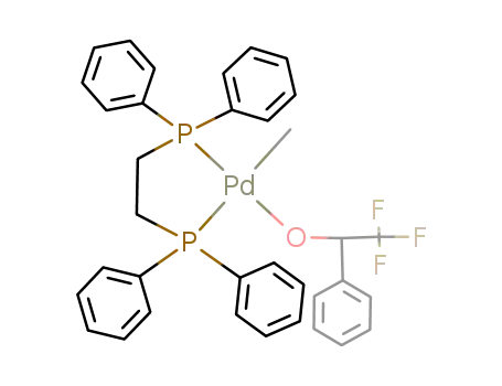 methyl(2,2,2-trifluoro-1-phenylethoxo){1,2-bis(diphenylphosphino)ethane}palladium