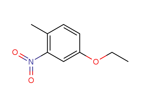 Molecular Structure of 102871-92-1 (4-Ethoxy-1-Methyl-2-nitrobenzene)