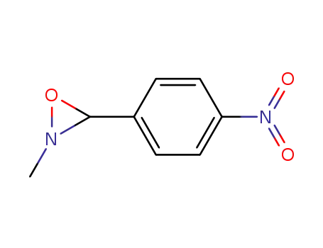 Molecular Structure of 3400-27-9 (Oxaziridine, 2-methyl-3-(4-nitrophenyl)-)