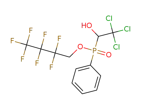 C<sub>12</sub>H<sub>9</sub>Cl<sub>3</sub>F<sub>7</sub>O<sub>3</sub>P