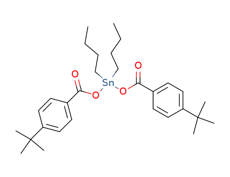 Molecular Structure of 20556-89-2 (dibutylbis[(p-tert-butylbenzoyl)oxy]stannane)