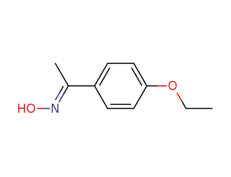 Molecular Structure of 2671-84-3 (Ethanone, 1-(4-ethoxyphenyl)-, oxime)