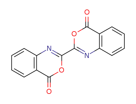Molecular Structure of 40728-87-8 ([2,2'-Bi-4H-3,1-benzoxazine]-4,4'-dione)