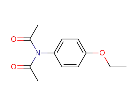 Molecular Structure of 7174-45-0 (<i>N</i>-(4-ethoxy-phenyl)-diacetamide)