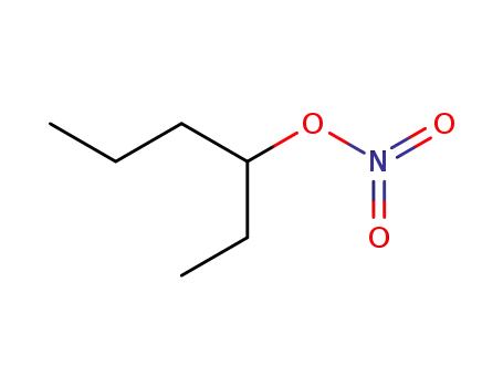 Molecular Structure of 82944-60-3 (3-Hexanol, nitrate)