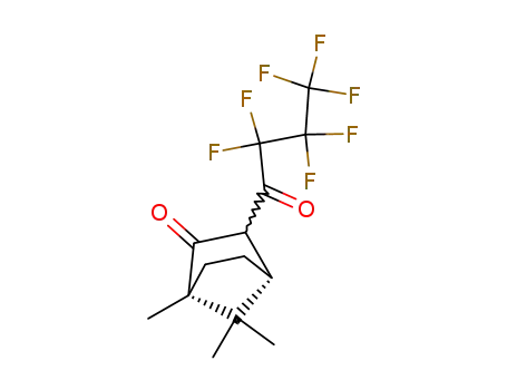 Molecular Structure of 115224-00-5 (3-(HEPTAFLUOROBUTYRYL)-I-CAMPHOR)