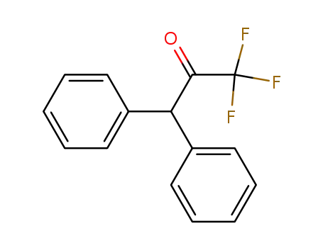 Molecular Structure of 185031-04-3 (2-Propanone, 1,1,1-trifluoro-3,3-diphenyl-)