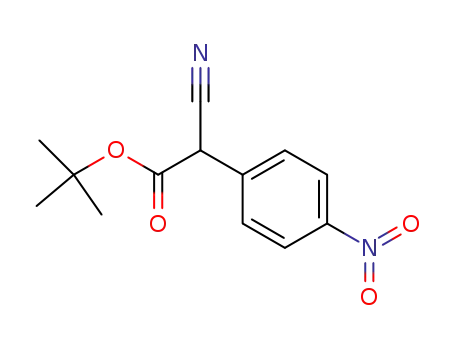 Molecular Structure of 724767-53-7 (tert-butyl cyano(4-nitrophenyl)acetate)