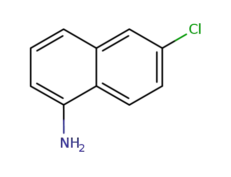 Molecular Structure of 50885-10-4 (1-Naphthalenamine,6-chloro-(9CI))