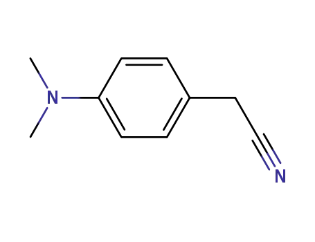 Molecular Structure of 34906-70-2 (Benzeneacetonitrile, 4-(dimethylamino)-)