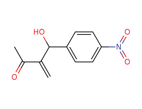 Molecular Structure of 203111-49-3 (3-Buten-2-one, 3-[hydroxy(4-nitrophenyl)methyl]-)