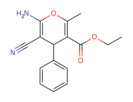 ETHYL 6-AMINO-5-CYANO-2-METHYL-4-PHENYL-4H-PYRAN-3-CARBOXYLATE