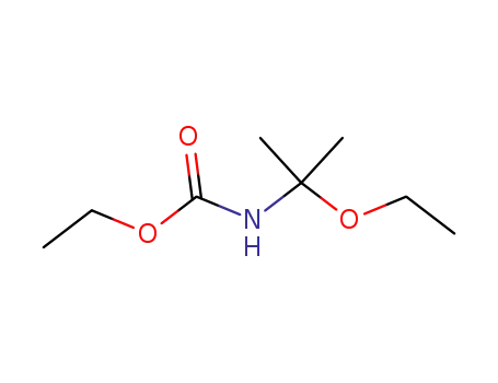 카르밤산, (1-에톡시-1-메틸에틸)-, 에틸 에스테르 (9CI)