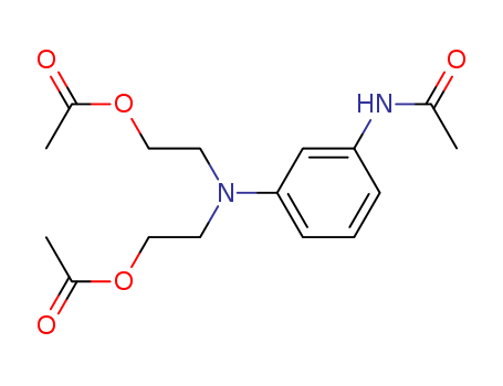 2-[3-acetamido-N-(2-acetyloxyethyl)anilino]ethyl acetate
