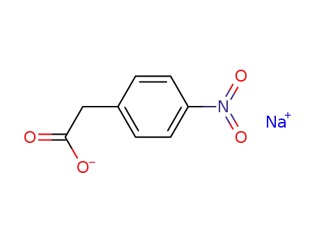 Molecular Structure of 7063-24-3 (4-NITROPHENYLACETIC ACID SODIUM SALT)