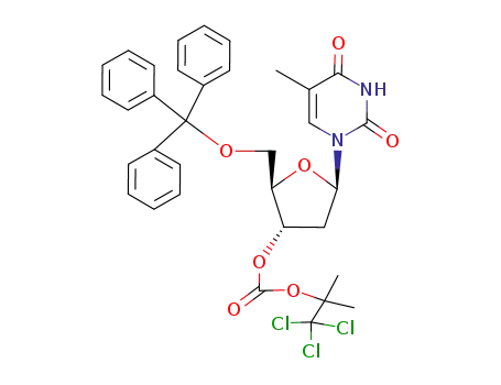 3'-O-TCBOC-5'-O-tritylthymidin