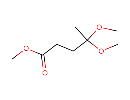 Molecular Structure of 52128-61-7 (Pentanoic acid, 4,4-dimethoxy-, methyl ester)