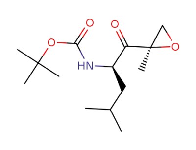 카르바믹산, N-[(1S)-3-메틸-1-[[(2S)-2-메틸-2-옥시라닐]카르보닐]부틸]-, 1,1-디메틸에틸 에스테르
