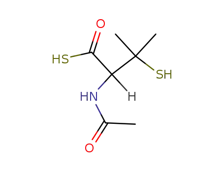 α-Acetylamino-β-mercaptothiolisovaleric acid