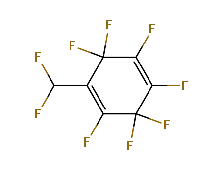 1-difluoromethylheptafluoro-1,4-cyclohexadiene