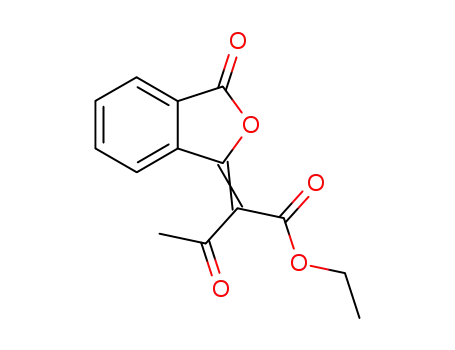 Molecular Structure of 892-42-2 (3-oxo-2-(3-oxo-3<i>H</i>-isobenzofuran-1-ylidene)-butyric acid ethyl ester)