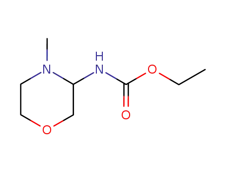 Molecular Structure of 75256-50-7 (4-methyl-3-(ethoxycarbonylamino)morpholine)
