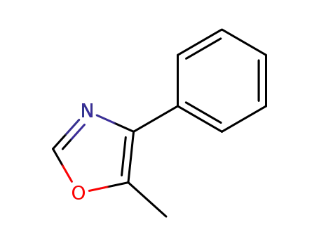 Molecular Structure of 1008-28-2 (4-Phenyl-5-methyloxazole)