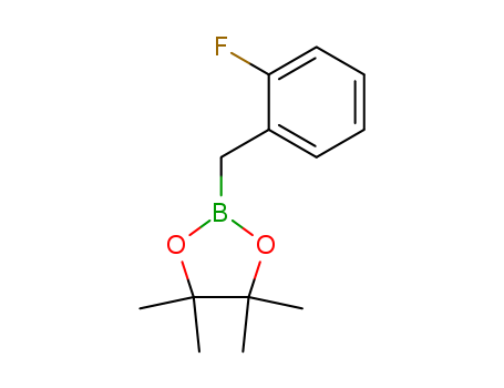 2-[(2-fluorophenyl)methyl]-4,4,5,5-tetramethyl-1,3,2-dioxaborolane