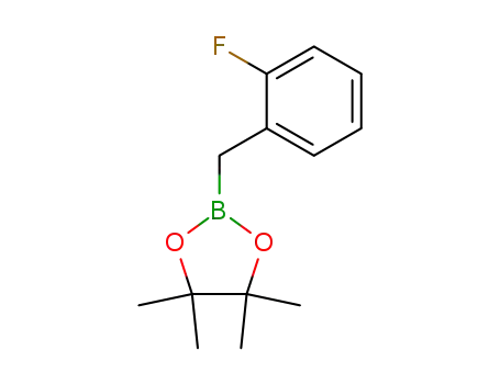Molecular Structure of 517920-60-4 (2-Fluorobenzylboronic acid pinacol ester)