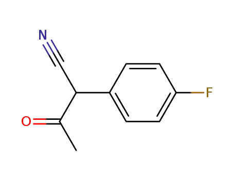 Molecular Structure of 447-03-0 (2-(4-fluorophenyl)-3-oxobutyronitrile)