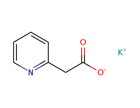 Molecular Structure of 106966-98-7 (potassium 2-(pyridin-2-yl)acetate)