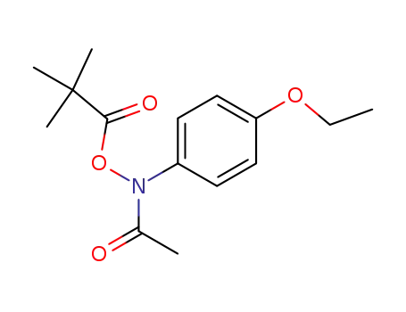 Molecular Structure of 102725-57-5 (N-(pivaloyloxy)phenacetin)